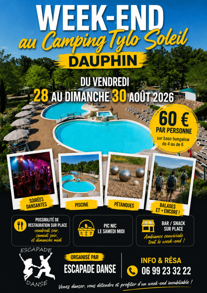 week end camping escapade danse